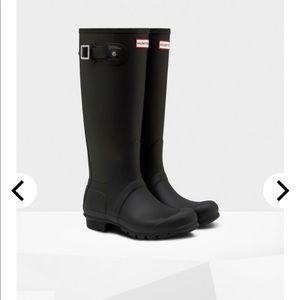 Black Matte Hunter Boots